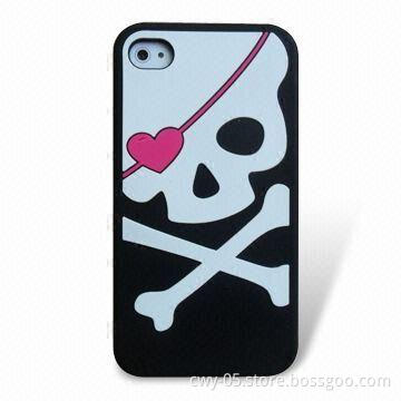 Silicone Case for iPhone 4s, Various Pantone Colors are Available